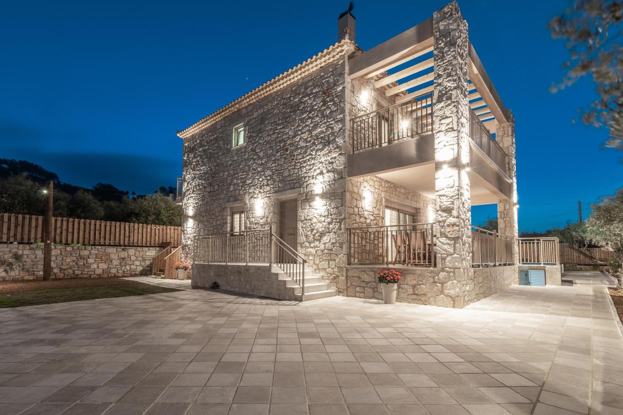 Вилла Claudio Stone House Василикос Экстерьер фото